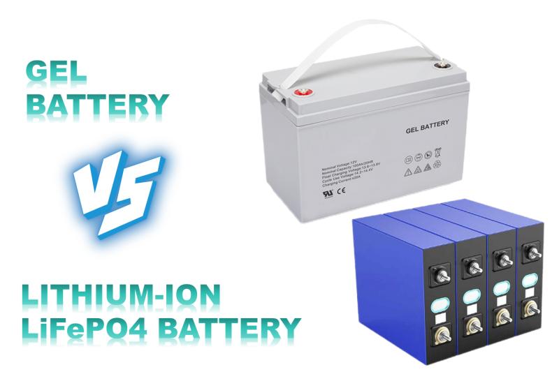 Gel Battery VS Lithium LiFePO4 Battery